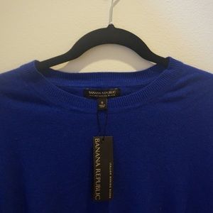 Banana Republic Blue Merino Wool Sweater